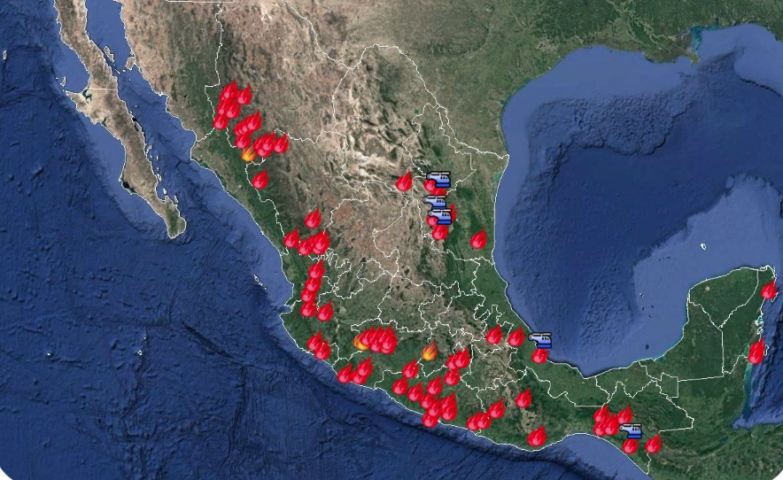 Incendios en reserva Tehuacán-Cuicatlán; en Tetela de Ocampo afectan 361 hectáreas