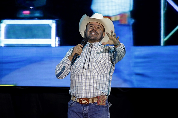 El Norteño provoca un festín de carcajadas en la Feria de Puebla