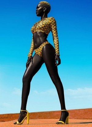 FOTOS: Nyakim Gatwech, la modelo de oro negro