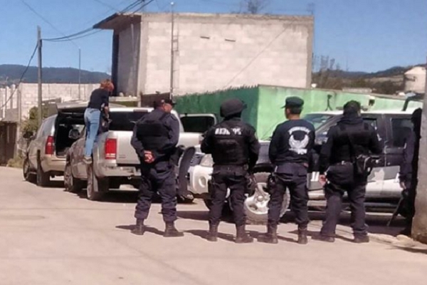 Personal de la FISDAI cateó domicilios en Texmelucan