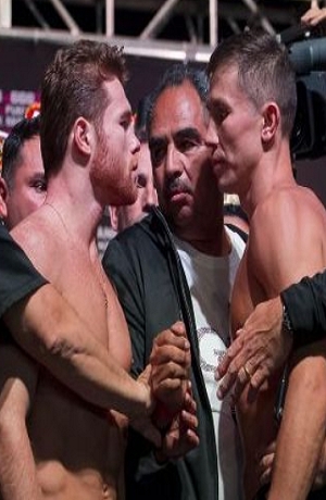 Canelo y Golovkin casi llegan a los golpes en pesaje