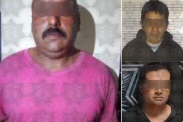 Sujetos drogados y con armas de fuego, detenidos por la policía de Puebla