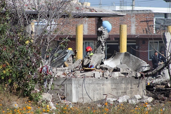 Registran explosión en almacén de pirotecnia en Tepeaca