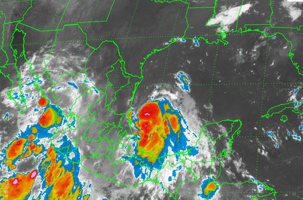 Lluvias intensas en Puebla por la tormenta tropical Dolly