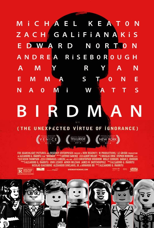 Oscar 2015: Lego recreó posters de las cintas nominadas