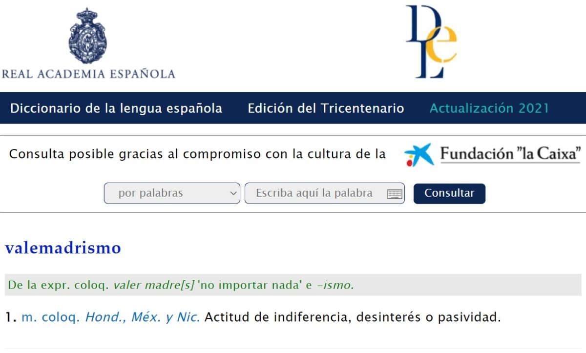 Valemadrismo y narcocorrido, aporte de México al diccionario de la Real Academia Española