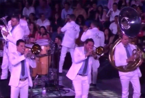 Banda El Recodo en el Palenque de la Feria de Puebla 2014