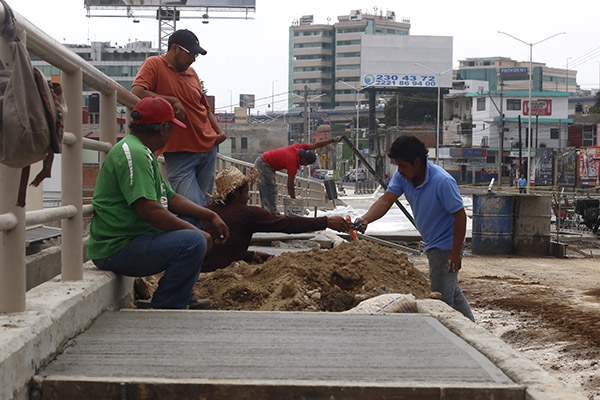Por obras de pavimentación hay 11 cierres viales en Puebla capital
