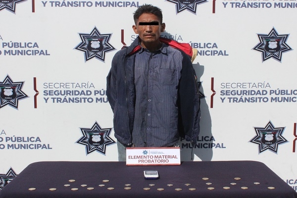 Cayó “El Pollo”, asaltante de transporte público en Popular Castillotla