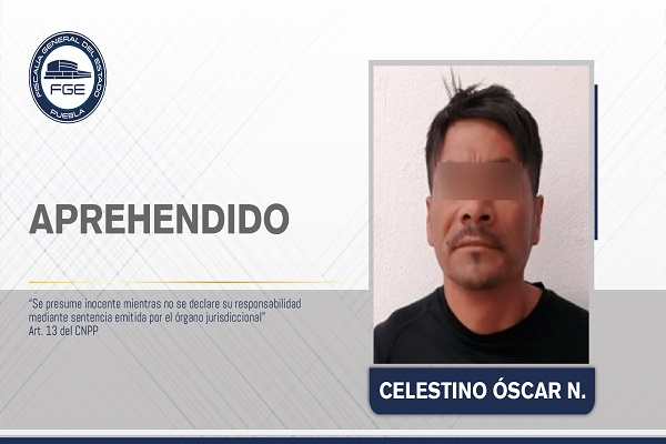 Enamoró a una menor para explotarla sexualmente; fue detenido en Izúcar de Matamoros