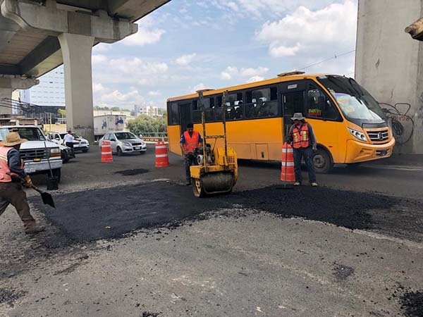 Bachean la autopista México-Puebla