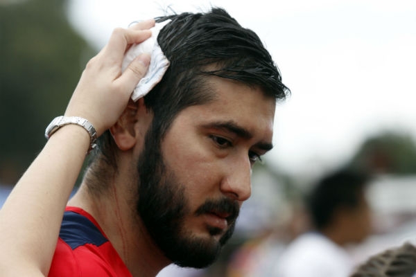 Conato de bronca afuera del estadio Cuauhtémoc, un herido