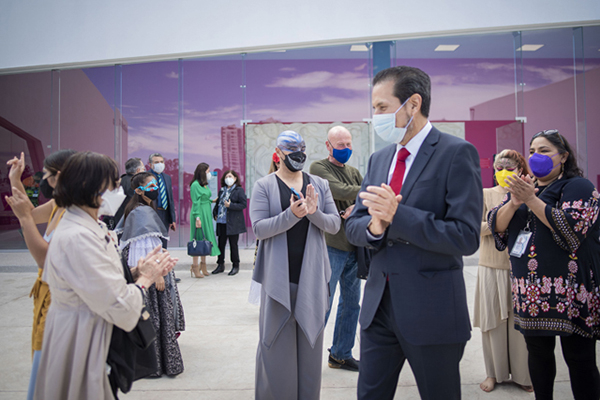 Rector de la BUAP inaugura edificio para las Compañías Artísticas del CCU
