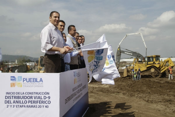 RMV da banderazo a distribuidor que conectará al Periférico con la autopista Puebla-Orizaba