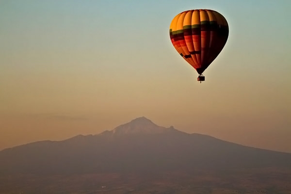 Globos, cabañas y aventura en las faldas de La Malinche