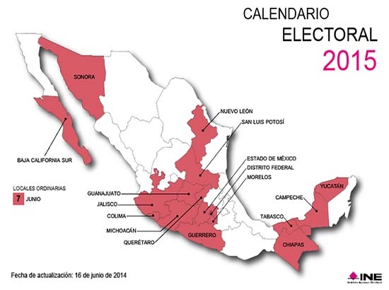 Este martes inicia el proceso electoral federal 2014-2015