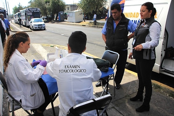 SIMT realizó pruebas toxicológicas a choferes de las rutas 72 y 72 A