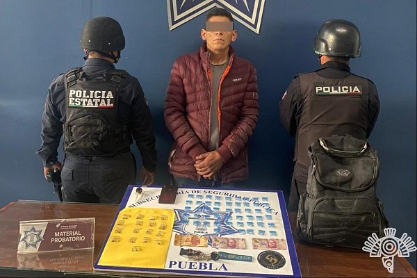 Distribuidor de droga de “La Tita” es capturado en Puebla