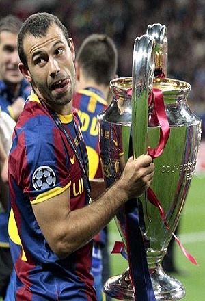 Barcelona se despide de Javier Mascherano