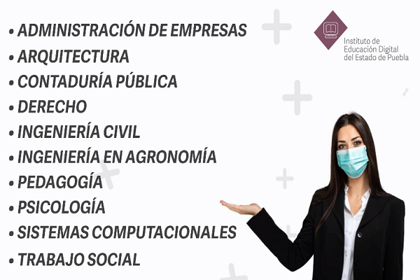 Ofrece IEDP oferta académica de 10 licenciaturas en modalidad semipresencial