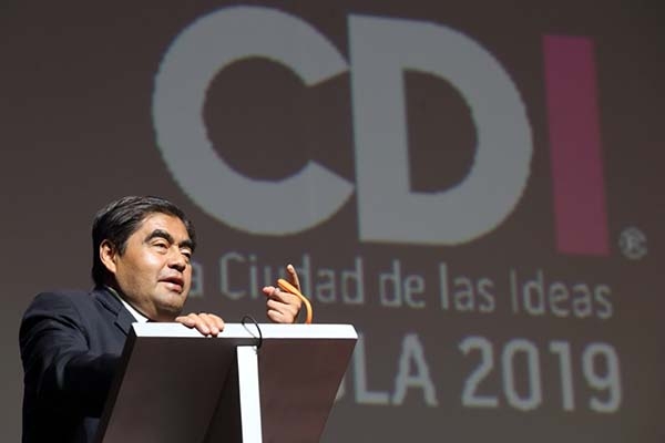 Miguel Barbosa inauguró “La Ciudad de las Ideas Puebla 2019”