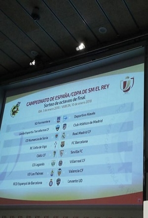 Copa del Rey: Se dieron a conocer juegos de los Cuartos de Final