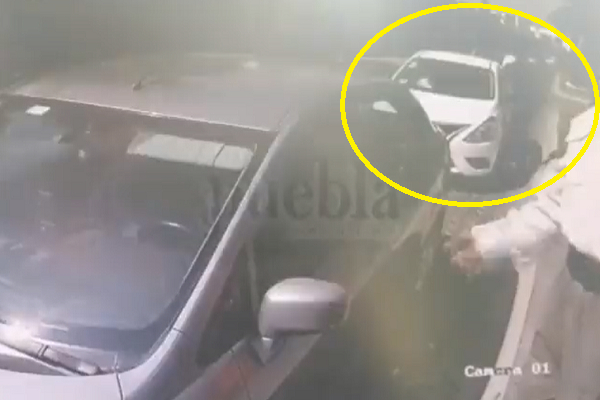 VIDEO: “El dinero o le doy un plomazo” dice ladrón a víctima que salía de Sonata Puebla