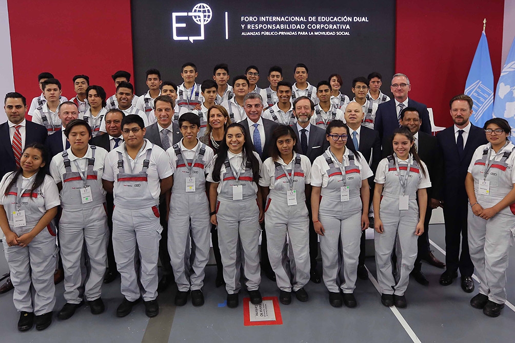 UNESCO, Audi y UTP implementarán el Modelo de Educación Dual en Puebla