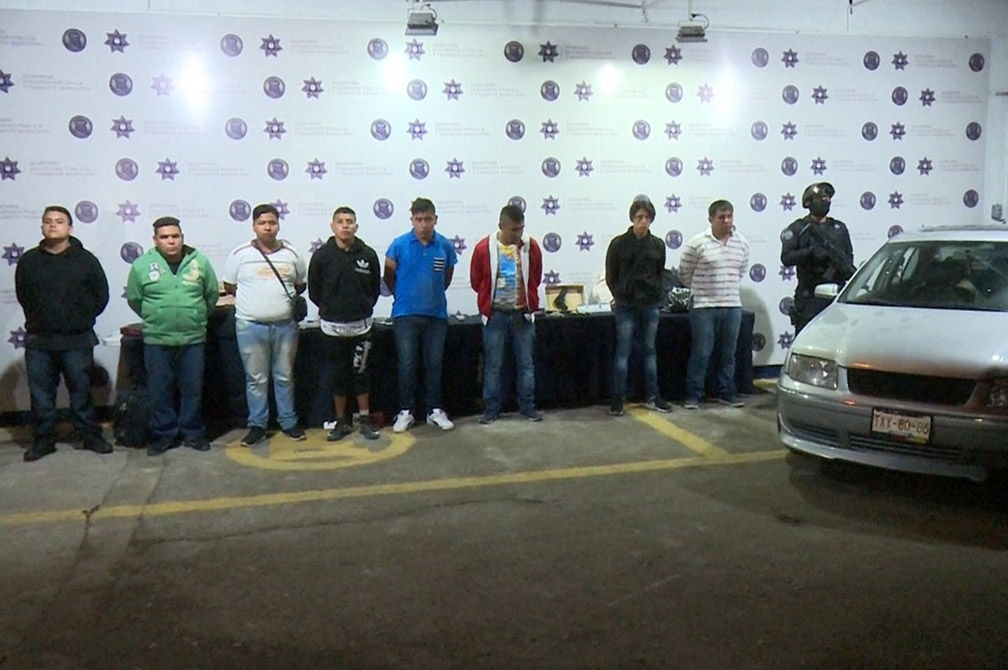 Cayó “El Migra” y siete asaltantes más de transporte público en Puebla