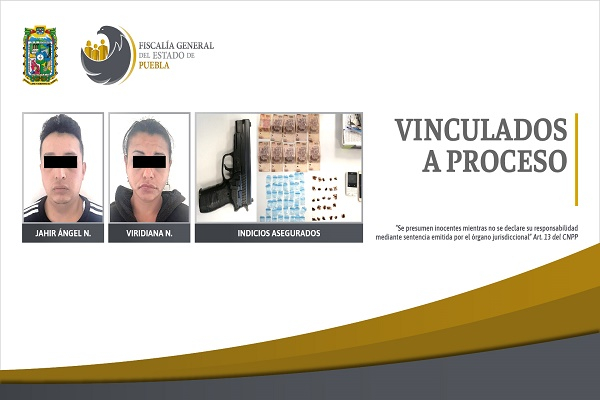 Pareja fue capturada con droga y arma de fuego en Guadalupe Hidalgo