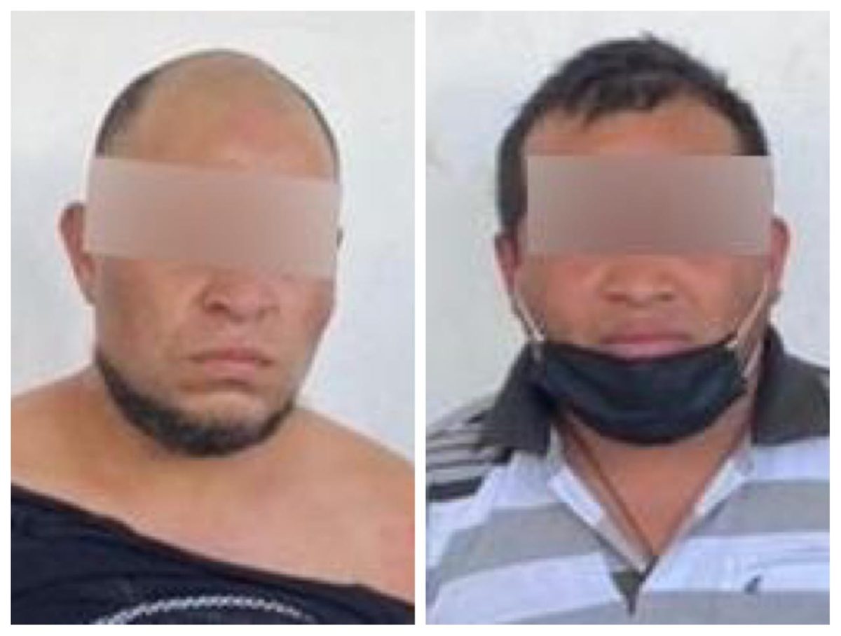 Ladrones de unidades de carga son asegurados en Cuautlancingo