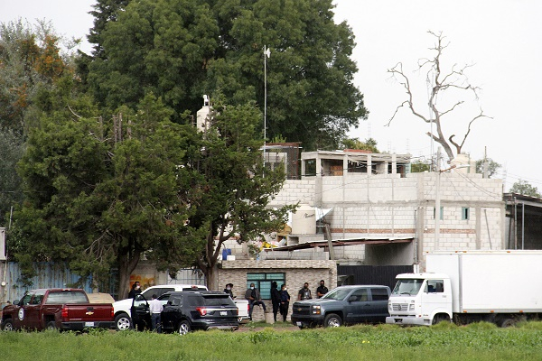 Fiscalía catea inmueble de “El Loco” Téllez en San Martín Texmelucan