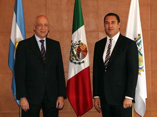 RMV se reúne con el gobernador de la provincia de Santa Fe, Argentina