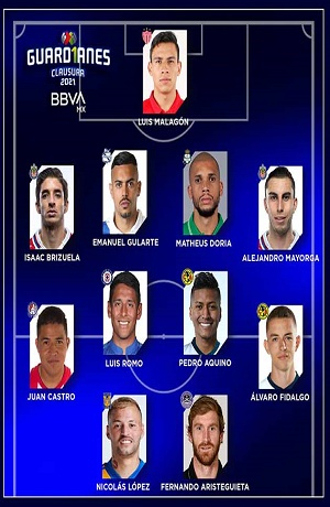 Club Puebla: Emmanuel Gularte integra el XI ideal de la Jornada 8