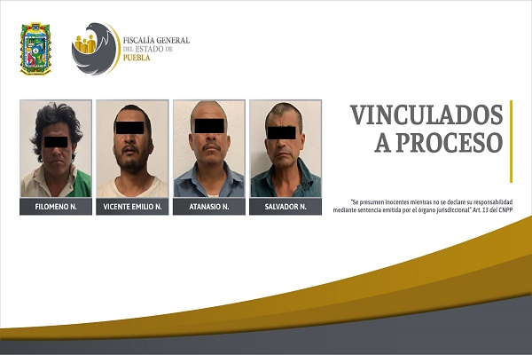 FGE vincula a proceso a cuatro hombres por posesión de drogas y armas en Chiautla de Tapia