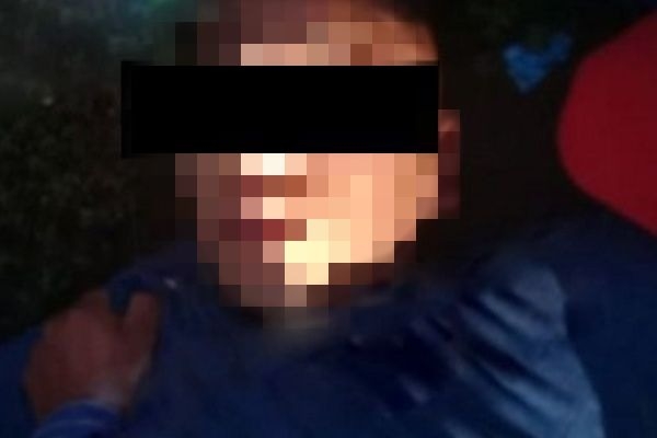 Casi linchan a presunto ladrón de camioneta en Texmelucan