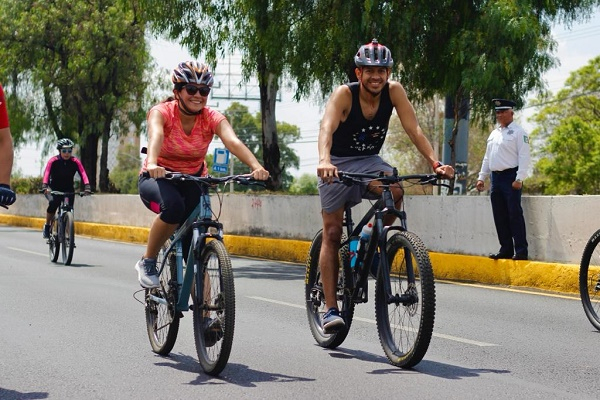 Más de 5 mil personas participan en Vía Recreativa Metropolitana