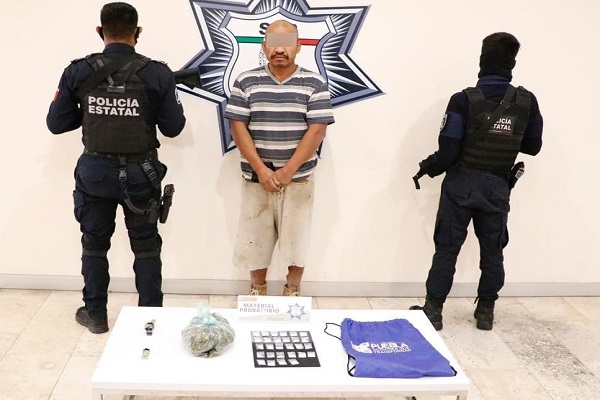 Detienen al “Pelón”, narcomenudista de “Los Angelinos 13” en Puebla