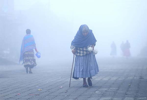 Nuevo frente frío causará heladas en zonas montañosas de Puebla este lunes