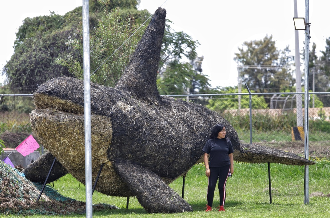 FOTOS. Estas mega figuras podrás ver en el Festival de la Paja en Atlixco