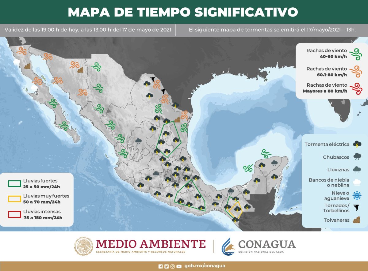 Lluvias afectaron carreteras en 6 municipios poblanos este fin de semana