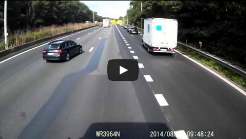 VIDEO: Mujer salvó la vida tras aparatoso accidente en Bélgica