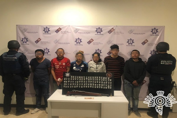 SSP Puebla capturó a integrantes de la banda de “Los Pollos”, sospechosos de homicidio