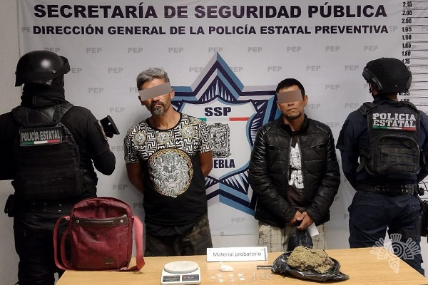 Narcomenudistas de la banda del “Grillo” son detenidos en Puebla