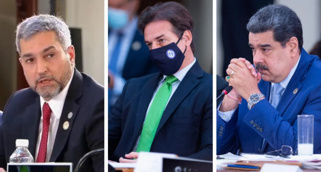 Paraguay y Uruguay desconocen gobierno de Venezuela en cumbre en México