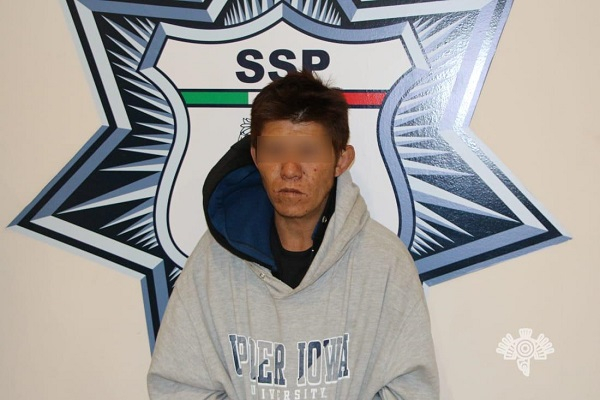 SSP detiene al “Pecas” sujeto captado en asalto a Ruta 61-A en Puebla