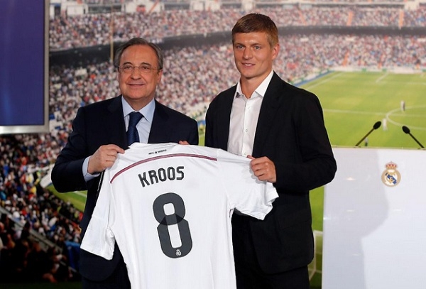 Toni Kroos fue presentado por el Real Madrid