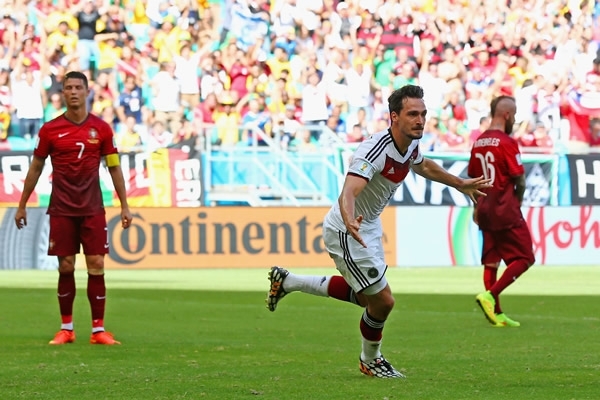 Alemania aplastó 4-0 a Portugal con Cristiano Ronaldo