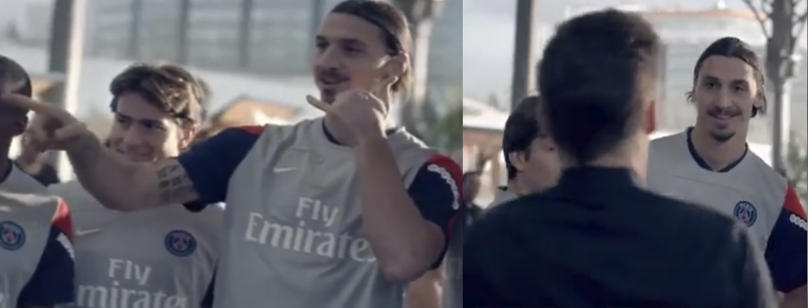 Zlatan Ibrahimovic se convierte en cupido