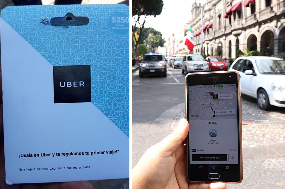 UBER vende tarjetas de prepago y saca la vuelta a reformas legales en Puebla